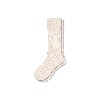 Bombas Merino Cashmere Blend Rib Calf Socks In Sandalwood