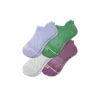 Bombas Merino Wool Blend Ankle Sock 4-pack In Jungle Blue