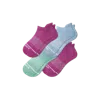 Bombas Merino Wool Blend Ankle Sock 4-pack In Purple Blue Multi