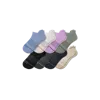 Bombas Merino Wool Blend Ankle Sock 8-pack In Violet Orchid Neutral Mix