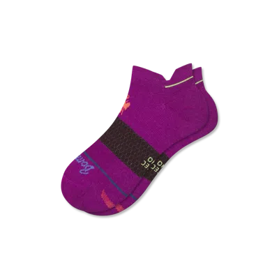 Bombas Merino Wool Blend Athletic Ankle Socks In Vivid Magenta