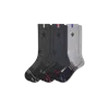 Bombas Merino Wool Blend Athletic Calf Sock 3-pack In Multi