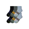 Bombas Merino Wool Blend Athletic Quarter Sock 6-pack In Moss Ocean Mix