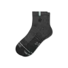 Bombas Merino Wool Blend Athletic Quarter Socks In Black