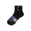 Bombas Merino Wool Blend Athletic Quarter Socks In Black Sky