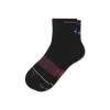 Bombas Merino Wool Blend Athletic Quarter Socks In Black Wine