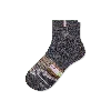 Bombas Merino Wool Blend Athletic Quarter Socks In Charcoal