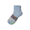 Bombas Merino Wool Blend Athletic Ankle Socks In Ocean Fog