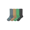 Bombas Merino Wool Blend Calf Sock 4-pack In Jungle Surf Mix