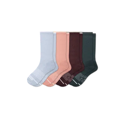 Bombas Merino Wool Blend Calf Sock 4-pack In Multi