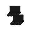 Bombas Merino Wool Blend Calf Sock 8-pack In Black Mix