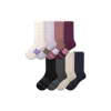 Bombas Merino Wool Blend Calf Sock 8-pack In Cocoa Purple Multi