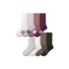 Bombas Merino Wool Blend Calf Sock 8-pack In Cocoa Purple Neutrals