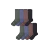 Bombas Merino Wool Blend Calf Sock 8-pack In Multi