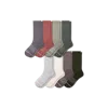 Bombas Merino Wool Blend Calf Sock 8-pack In Multi
