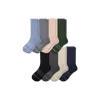 Bombas Merino Wool Blend Calf Sock 8-pack In Orange