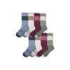 Bombas Merino Wool Blend Calf Sock 8-pack In Plum Night