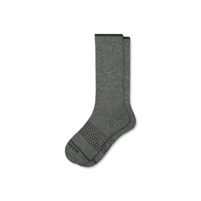 Bombas Merino Wool Blend Calf Socks In Gray