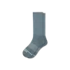 Bombas Merino Wool Blend Calf Socks In Grey Surf