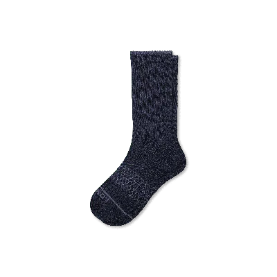 Bombas Merino Wool Blend Calf Socks In Midnight Navy