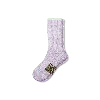 Bombas Merino Wool Blend Calf Socks In Purple Smoke