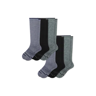 Bombas Merino Wool Blend Everyday Compression Knee High Sock 6-pack (15-20mmhg) In Multi