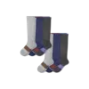 Bombas Merino Wool Blend Everyday Compression Sock 6-pack (15-20mmhg) In Blue Haze Mix