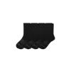 Bombas Merino Wool Blend Half Calf Sock 4-pack In Black