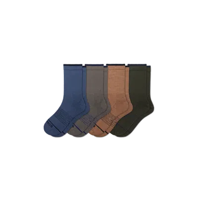 Bombas Merino Wool Blend Half Calf Sock 4-pack In Multi