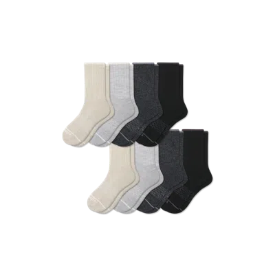 Bombas Merino Wool Blend Half Calf Sock 8-pack In Mixed