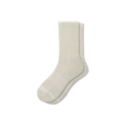 Bombas Merino Wool Blend Half Calf Socks In Khaki