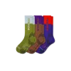 Bombas Merino Wool Blend Hiking Performance Calf Sock 3-pack In Multi
