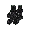 Bombas Merino Wool Blend Quarter Sock 4-pack In Black Mix