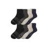 Bombas Merino Wool Blend Quarter Sock 8-pack In Dark Mix