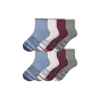 Bombas Merino Wool Blend Quarter Sock 8-pack In Fjord Mix