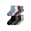 Bombas Merino Wool Blend Quarter Sock 8-pack In Fjord Neutral Mix