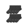 Bombas Merino Wool Blend Quarter Sock 8-pack In Gray