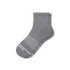 Bombas Merino Wool Blend Quarter Socks In Gray