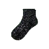 Bombas Merino Wool Blend Roll-top Gripper House Socks In Deep Charcoal