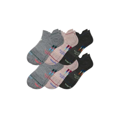 Bombas Merino Wool Blend Run Ankle Sock 6-pack In Multi