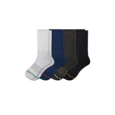 Bombas Merino Wool Blend Wide Calf Sock 4-pack In Multi