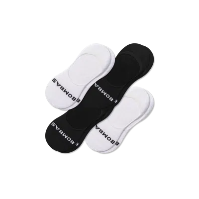 Bombas Mid-cut No Show Sock 4-pack In Black White Mix