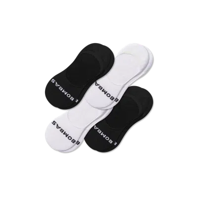 Bombas Mid-cut No Show Sock 4-pack In Black White Mix