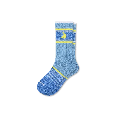 Bombas Minions Calf Socks In Celeste