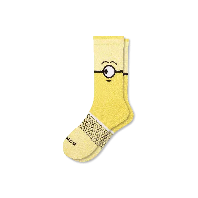 Bombas Minions Calf Socks In Lemon