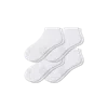 Bombas Modern Rib Ankle Sock 4-pack In White