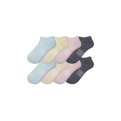 Bombas Modern Rib Ankle Sock 8-pack In Willow Sand Mix