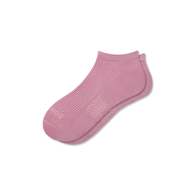 Bombas Modern Rib Ankle Socks In Pink