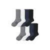 Bombas Modern Rib Calf Sock 8-pack In White Black Mix