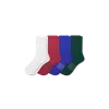 Bombas Modern Rib Half Calf Sock 4-pack In Everglade Mix